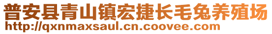 普安縣青山鎮(zhèn)宏捷長毛兔養(yǎng)殖場