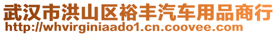武漢市洪山區裕豐汽車用品商行