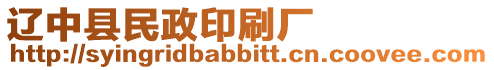 遼中縣民政印刷廠