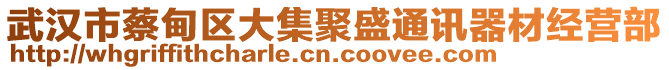 武漢市蔡甸區(qū)大集聚盛通訊器材經(jīng)營(yíng)部