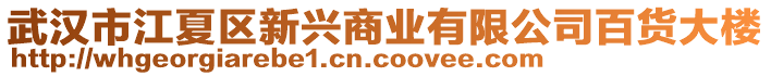 武漢市江夏區(qū)新興商業(yè)有限公司百貨大樓