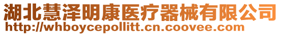 湖北慧澤明康醫療器械有限公司