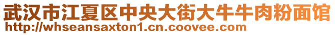 武漢市江夏區(qū)中央大街大牛牛肉粉面館