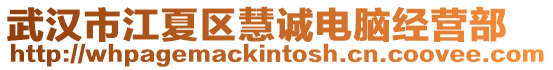 武漢市江夏區慧誠電腦經營部