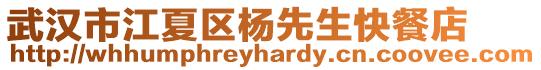 武漢市江夏區(qū)楊先生快餐店