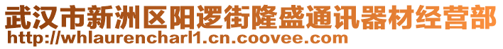 武漢市新洲區陽邏街隆盛通訊器材經營部