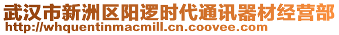 武漢市新洲區陽邏時代通訊器材經營部