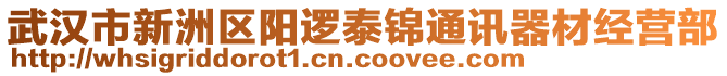 武漢市新洲區陽邏泰錦通訊器材經營部