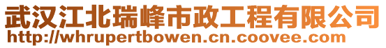 武漢江北瑞峰市政工程有限公司