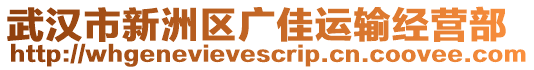 武漢市新洲區(qū)廣佳運輸經(jīng)營部