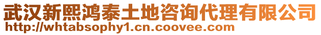 武漢新熙鴻泰土地咨詢代理有限公司