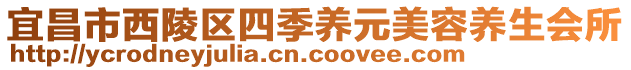 宜昌市西陵區(qū)四季養(yǎng)元美容養(yǎng)生會所