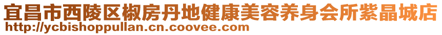 宜昌市西陵區(qū)椒房丹地健康美容養(yǎng)身會(huì)所紫晶城店