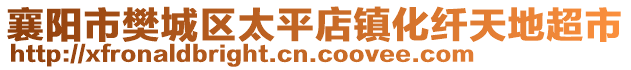 襄陽(yáng)市樊城區(qū)太平店鎮(zhèn)化纖天地超市