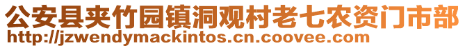 公安縣夾竹園鎮(zhèn)洞觀村老七農(nóng)資門市部