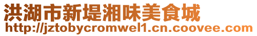 洪湖市新堤湘味美食城