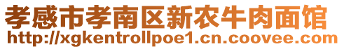 孝感市孝南區新農牛肉面館