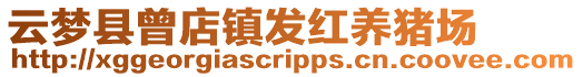 云夢縣曾店鎮(zhèn)發(fā)紅養(yǎng)豬場