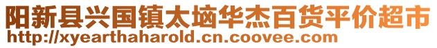 阳新县兴国镇太垴华杰百货平价超市