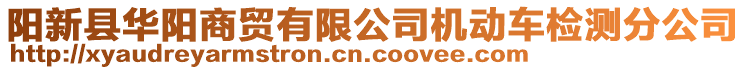 陽(yáng)新縣華陽(yáng)商貿(mào)有限公司機(jī)動(dòng)車(chē)檢測(cè)分公司