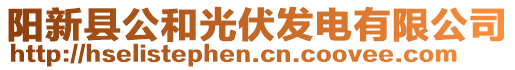 陽新縣公和光伏發(fā)電有限公司