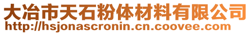 大冶市天石粉體材料有限公司