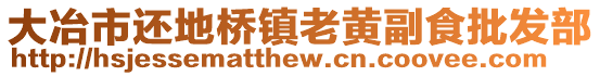 大冶市還地橋鎮老黃副食批發部
