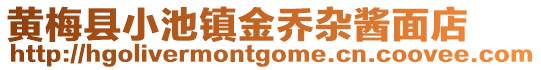 黃梅縣小池鎮金喬雜醬面店
