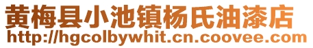 黃梅縣小池鎮楊氏油漆店