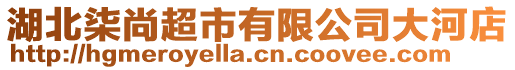 湖北柒尚超市有限公司大河店