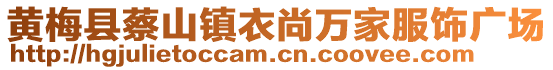 黃梅縣蔡山鎮(zhèn)衣尚萬(wàn)家服飾廣場(chǎng)