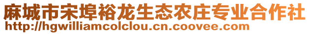 麻城市宋埠裕龍生態(tài)農(nóng)莊專業(yè)合作社