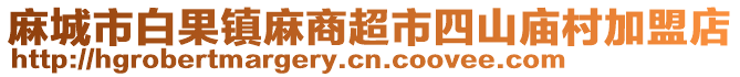 麻城市白果鎮(zhèn)麻商超市四山廟村加盟店