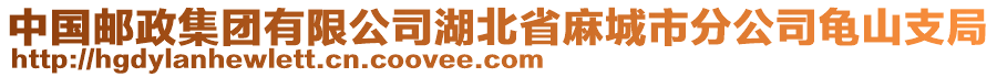 中國郵政集團(tuán)有限公司湖北省麻城市分公司龜山支局