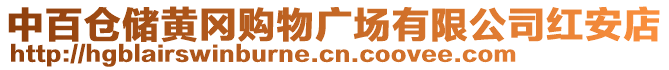 中百倉儲黃岡購物廣場有限公司紅安店