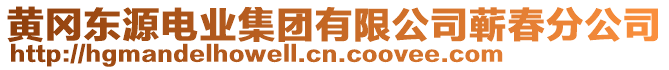 黃岡東源電業(yè)集團(tuán)有限公司蘄春分公司