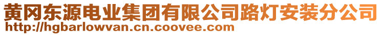 黃岡東源電業(yè)集團(tuán)有限公司路燈安裝分公司