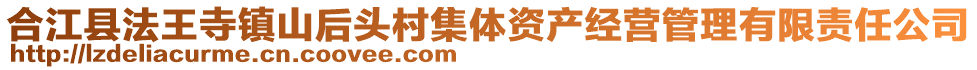 合江縣法王寺鎮(zhèn)山后頭村集體資產(chǎn)經(jīng)營(yíng)管理有限責(zé)任公司