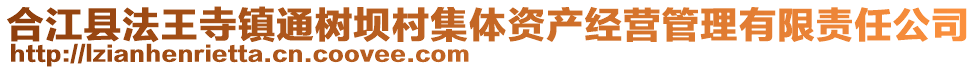 合江縣法王寺鎮(zhèn)通樹壩村集體資產(chǎn)經(jīng)營管理有限責任公司