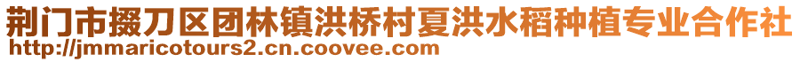 荊門市掇刀區(qū)團(tuán)林鎮(zhèn)洪橋村夏洪水稻種植專業(yè)合作社