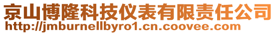 京山博隆科技儀表有限責任公司