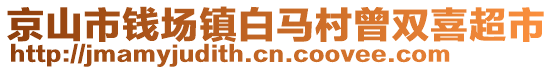 京山市錢場鎮(zhèn)白馬村曾雙喜超市