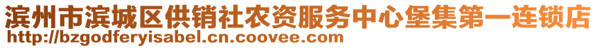 濱州市濱城區(qū)供銷(xiāo)社農(nóng)資服務(wù)中心堡集第一連鎖店