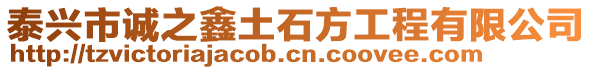 泰興市誠之鑫土石方工程有限公司