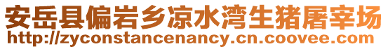 安岳縣偏巖鄉(xiāng)涼水灣生豬屠宰場