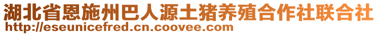 湖北省恩施州巴人源土豬養(yǎng)殖合作社聯(lián)合社