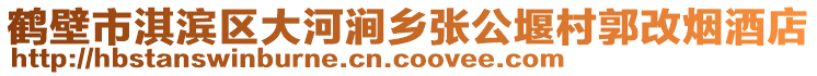 鶴壁市淇濱區(qū)大河澗鄉(xiāng)張公堰村郭改煙酒店