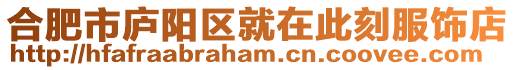 合肥市廬陽區(qū)就在此刻服飾店