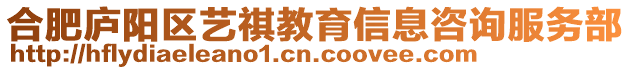 合肥廬陽區藝祺教育信息咨詢服務部