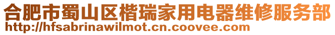 合肥市蜀山區楷瑞家用電器維修服務部